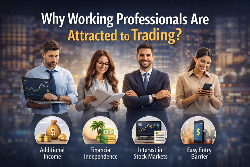 Why Working Professionals Are Attracted to Trading?