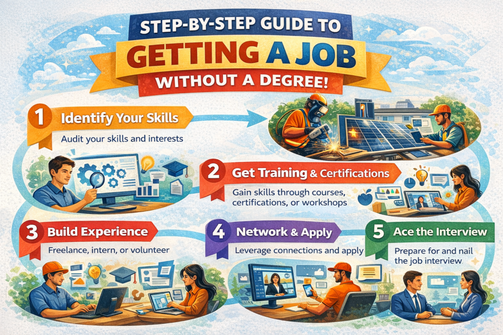 Step-by-Step Guide to Getting a Job Without a Degree